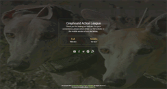 Desktop Screenshot of greyhoundactionleague.com
