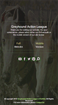 Mobile Screenshot of greyhoundactionleague.com
